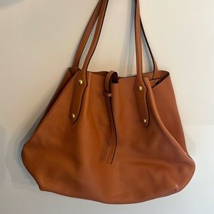 Annabel Ingall Brown Leather Isabella Tote- Large